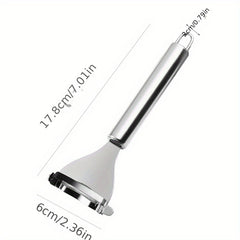 Stainless Steel Corn Stripper & Peeler - Durable, Multi-Use Kitchen Tool for Effortless Meal Prep