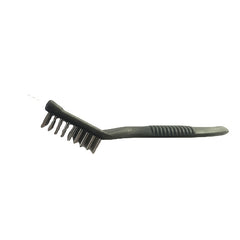 Portable Grill Cleaner - 8in Deep Clean Steel Brush with Plastic Handle | BBQ Accessories for Kitchen