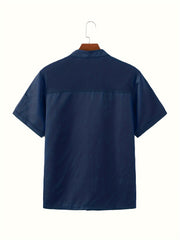 Chef Work Clothes, Men's Short Sleeve Hotel Restaurant Baking Clothing - Breathable & Durable Fabric - For Chefs, Cooks & Restaurant Staff - Perfect for Kitchen Work & Baking