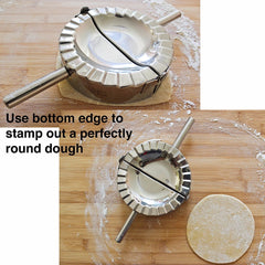 1pc Multifunctional Stainless Steel Ravioli Maker - Easy to Use Dumpling Maker and Cooking Pastry Cutter for Kitchen Kitchen Accessories