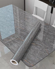 Extra Thick Vinyl Self-Adhesive Wallpaper, Waterproof and Oil Proof, Removable Peel and Stick Wall Stickers for Bathroom and Kitchen, Brick Stone Wood Pattern, Random Matc