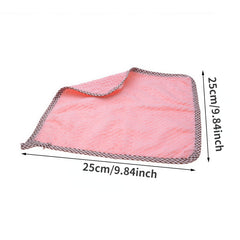 5-Pack Ultra-Absorbent Microfiber Kitchen Towels - Non-Stick, Oil-Resistant, Quick-Drying, and Durable Dish Cloths for Toilet and Daily Cleaning - Soft, Lint-Free, and Easy to Clean