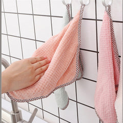 5-Pack Ultra-Absorbent Microfiber Kitchen Towels - Non-Stick, Oil-Resistant, Quick-Drying, and Durable Dish Cloths for Toilet and Daily Cleaning - Soft, Lint-Free, and Easy to Clean