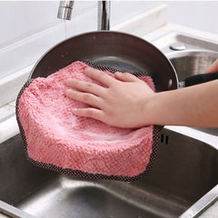 5-Pack Ultra-Absorbent Microfiber Kitchen Towels - Non-Stick, Oil-Resistant, Quick-Drying, and Durable Dish Cloths for Toilet and Daily Cleaning - Soft, Lint-Free, and Easy to Clean