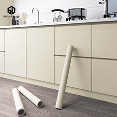 STELLALHUO Textured Vinyl Peel & Stick Wallpaper - Easy Apply & Remove, Waterproof Contact Paper for Kitchen Cabinets, Living Room Walls & More - Seamless DIY Decor Upgrade