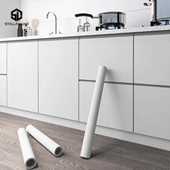 STELLALHUO Textured Vinyl Peel & Stick Wallpaper - Easy Apply & Remove, Waterproof Contact Paper for Kitchen Cabinets, Living Room Walls & More - Seamless DIY Decor Upgrade
