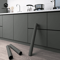 STELLALHUO Textured Vinyl Peel & Stick Wallpaper - Easy Apply & Remove, Waterproof Contact Paper for Kitchen Cabinets, Living Room Walls & More - Seamless DIY Decor Upgrade