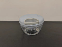1pc Multi-Function Vegetable Chopper and Garlic Press - Manual Food Cutter & Crusher for Kitchen Efficiency