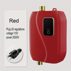 1pc Instant Hot Water Heater - Constant Temperature, Energy-Efficient, 110V 3000W Electric Heating for Kitchen and Bathroom - Compact, Space-Saving Design, Easy Installation, and Safe Operation