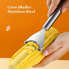 Stainless Steel Corn Stripper & Peeler - Durable, Multi-Use Kitchen Tool for Effortless Meal Prep