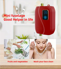 1pc Instant Hot Water Heater - Constant Temperature, Energy-Efficient, 110V 3000W Electric Heating for Kitchen and Bathroom - Compact, Space-Saving Design, Easy Installation, and Safe Operation