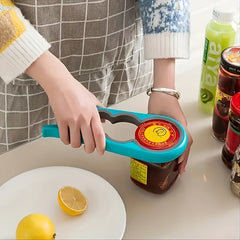 Multi-Purpose 4-in-1 Can Opener 1pc with Non-Slip Grip - Perfect for Home Kitchen and Beer Bottles Use