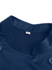 Chef Work Clothes, Men's Short Sleeve Hotel Restaurant Baking Clothing - Breathable & Durable Fabric - For Chefs, Cooks & Restaurant Staff - Perfect for Kitchen Work & Baking