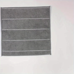 [Super Absorbent Towels] 5pcs HYER KITCHEN Super Absorbent Microfiber Cleaning Towels, Quick-Drying, Striped Gray and White, Multipurpose for Kitchen & Bathroom Use