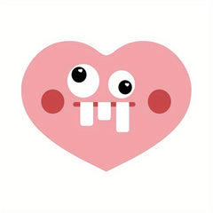 1pc Cute Heart Shaped Non-Slip Rugs for Girls Bedroom, Living Room, Bathroom, Kitchen, and Hallway - Soft and Thickened Area Rugs with Cartoon Design - Perfect Bathroom Accessories and Home Decor