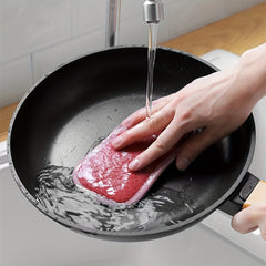 3/6/12pcs Dish Cloths Sponge With Hanging Loop, Multi Purpose Cleaning Sponge For Tableware, Dishwashing Towels, Double Sided Cleaning Sponge, Scrubbing Magic Sponge, Scouring Pads, Cleaning Tools, Kitchen Accessories