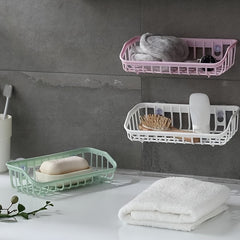 1pc Multi-functional Suction Cup Dishwashing Sponge Rack, Hanging Storage Rack, Draining Rack, Sink Rack, Kitchen Accessories