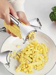 Stainless Steel Corn Stripper & Peeler - Durable, Multi-Use Kitchen Tool for Effortless Meal Prep
