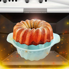 6pcs Non-stick Silicone Kitchen Baking Supplies Set - Baking Pans, Cake Molds, Donut Pans, Muffin Pans, Cake Pans