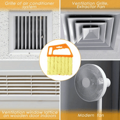 Multi-Functional Window Blind Cleaning Brush, Home Curtain Dust Removal Tool, Plastic Material, No Electricity Needed, Ideal for Living Room, Bedroom, Kitchen, Car, Furniture Use