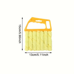 Multi-Functional Window Blind Cleaning Brush, Home Curtain Dust Removal Tool, Plastic Material, No Electricity Needed, Ideal for Living Room, Bedroom, Kitchen, Car, Furniture Use