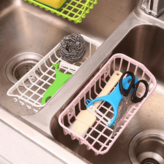 1pc Multi-functional Suction Cup Dishwashing Sponge Rack, Hanging Storage Rack, Draining Rack, Sink Rack, Kitchen Accessories