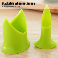 2pcs, Pepper Corer, Pepper Seed Remover, Plastic Chili Corer Remover, Household Pepper Seed Remover, Multifunctional Kitchen Jalapeno Seed Remover, Kitchen Tools