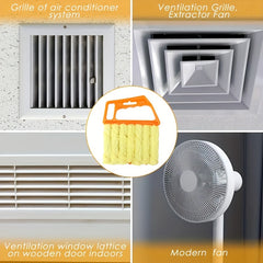 Multi-Functional Window Blind Cleaning Brush, Home Curtain Dust Removal Tool, Plastic Material, No Electricity Needed, Ideal for Living Room, Bedroom, Kitchen, Car, Furniture Use
