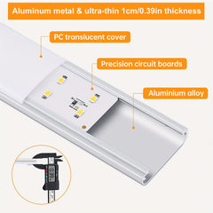 [LED Motion Sensor Light] KATHYLIGHT 1pc LED Motion Sensor Cabinet Light - Brushed Metal Strip Sconce with Voice Control, Wireless Magnetic USB Rechargeable, Auto-shut-off, Detachable Fixture, Plastic Shade - for Wardrobe, Cl