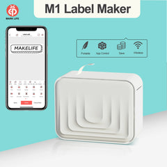 Mini Smart Printer M1 D110 Thermal Label Printer Portable Wireless Bluetooth Inkless Label Printer For Office Kitchen School