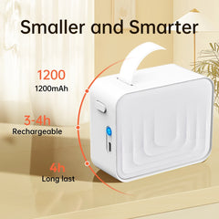 Mini Smart Printer M1 D110 Thermal Label Printer Portable Wireless Bluetooth Inkless Label Printer For Office Kitchen School