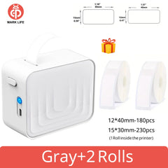Mini Smart Printer M1 D110 Thermal Label Printer Portable Wireless Bluetooth Inkless Label Printer For Office Kitchen School