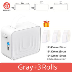 Mini Smart Printer M1 D110 Thermal Label Printer Portable Wireless Bluetooth Inkless Label Printer For Office Kitchen School