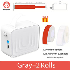 Mini Smart Printer M1 D110 Thermal Label Printer Portable Wireless Bluetooth Inkless Label Printer For Office Kitchen School