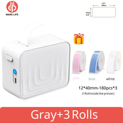 Mini Smart Printer M1 D110 Thermal Label Printer Portable Wireless Bluetooth Inkless Label Printer For Office Kitchen School