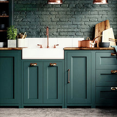 Dark Green Self-Adhesive Wallpaper Bedroom Kitchen Cabinet Furniture Stickers PVC Waterproof Vinyl Wall Contact Paper Home Decor