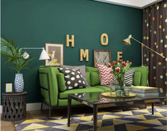 Dark Green Self-Adhesive Wallpaper Bedroom Kitchen Cabinet Furniture Stickers PVC Waterproof Vinyl Wall Contact Paper Home Decor