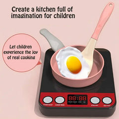 Kids Kitchen Toys Set 28/85PCS Play Kitchen Accessories Kit With Play Pots Pretend Food Cooking Toy Toddler Children's Day Gifts