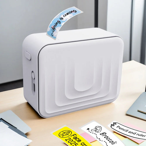 Mini Smart Printer M1 D110 Thermal Label Printer Portable Wireless Bluetooth Inkless Label Printer For Office Kitchen School