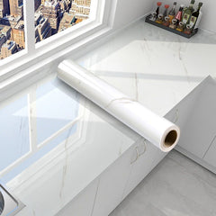 Extra Thick Vinyl Self-Adhesive Wallpaper, Waterproof and Oil Proof, Removable Peel and Stick Wall Stickers for Bathroom and Kitchen, Brick Stone Wood Pattern, Random Matc