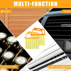 Multi-Functional Window Blind Cleaning Brush, Home Curtain Dust Removal Tool, Plastic Material, No Electricity Needed, Ideal for Living Room, Bedroom, Kitchen, Car, Furniture Use