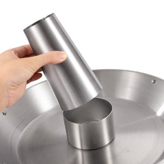 1pc Dishwasher Safe Round Roasting Pan with Chicken Roaster Rack Holder - Perfect for Thanksgiving and Holiday Dinners Kitchen Accessories