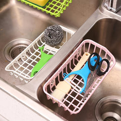 1pc Multi-functional Suction Cup Dishwashing Sponge Rack, Hanging Storage Rack, Draining Rack, Sink Rack, Kitchen Accessories