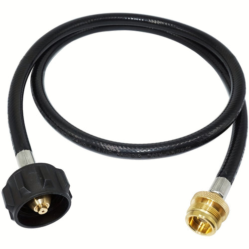 1pc 4 Feet Propane Adapter Hose, 1 Lb To 20 Lb Converter Replacement For QCC1/Type, 1 Tank Connects 1 LB, Bulk Portable Appliance To 20 Lb Propane Tank, School Supplies, Back To School Kitchen Accessories