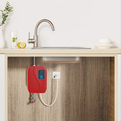 1pc Instant Hot Water Heater - Constant Temperature, Energy-Efficient, 110V 3000W Electric Heating for Kitchen and Bathroom - Compact, Space-Saving Design, Easy Installation, and Safe Operation