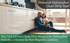 1pc Dishwasher Dirty Magnet: Clean/Dirty Indicator for Kitchen Organization
