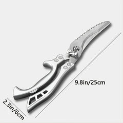 [Sharp Stainless Steel Kitchen Shears] Kitchen Poultry Shears Multipurpose Sharp Stainless Steel Kitchen Shears Meat And Vegetable Grilling Scissors Chef Cooking Scissors RV Kitchen Utensils