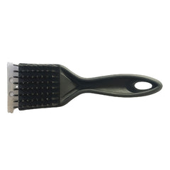 Portable Grill Cleaner - 8in Deep Clean Steel Brush with Plastic Handle | BBQ Accessories for Kitchen