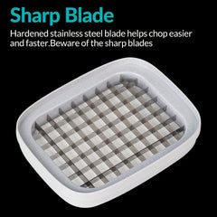 1pc French Fry Cutter, 4-Blade Vegetable Chopper & Dicer for Potatoes, Onions, Chilies, Fruits - Kitchen Utensils & Tools