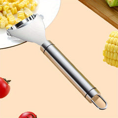 Stainless Steel Corn Stripper & Peeler - Durable, Multi-Use Kitchen Tool for Effortless Meal Prep